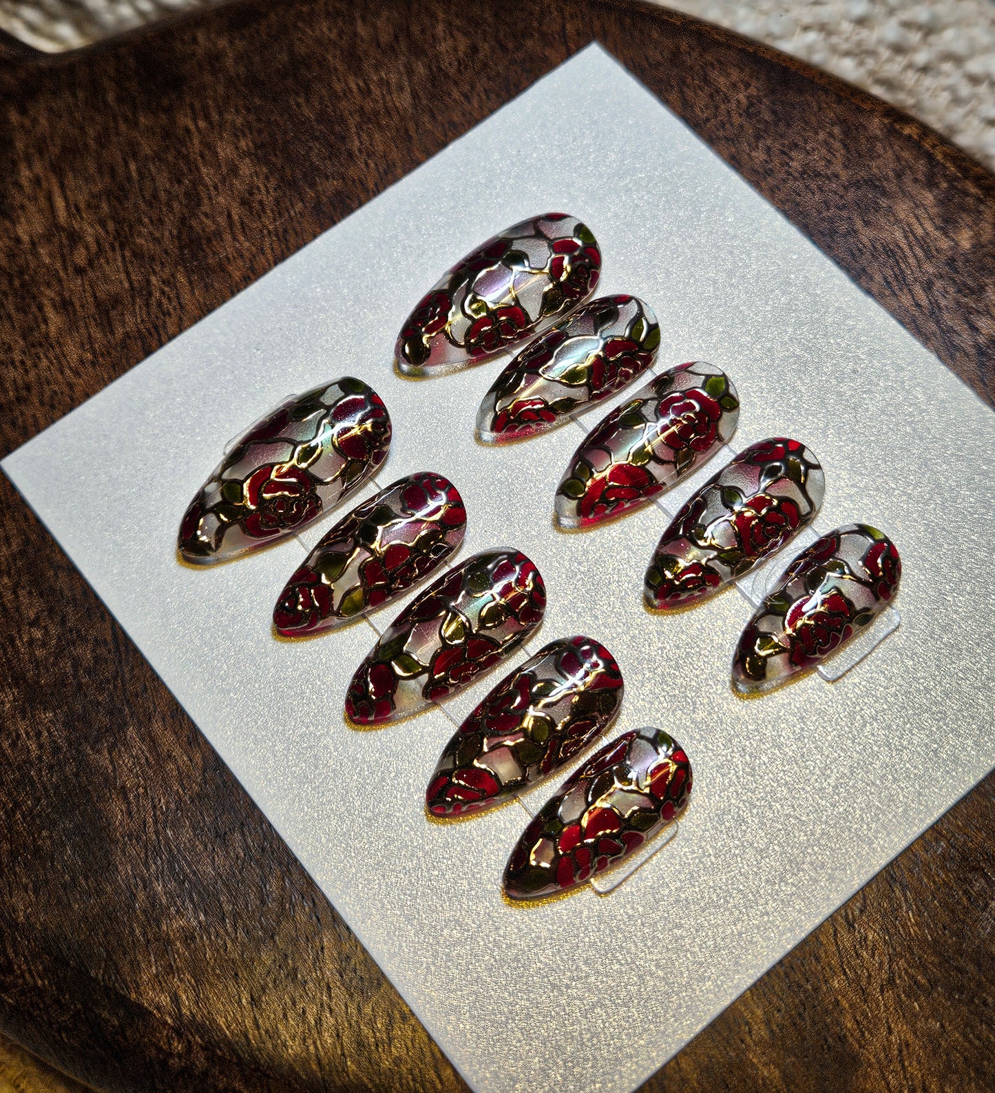 MTO - Stained Glass Roses (Ruby)
