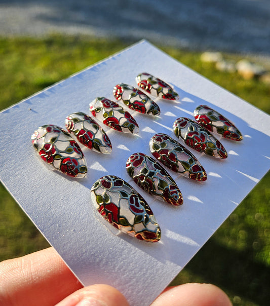 MTO - Stained Glass Roses (Ruby)